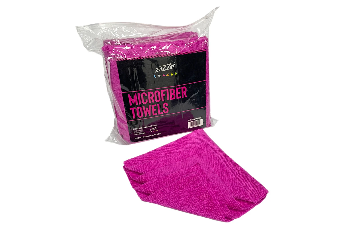 ZviZZer Микрофибра ZviZZer 40х40, 290 gsm (красное) - 2