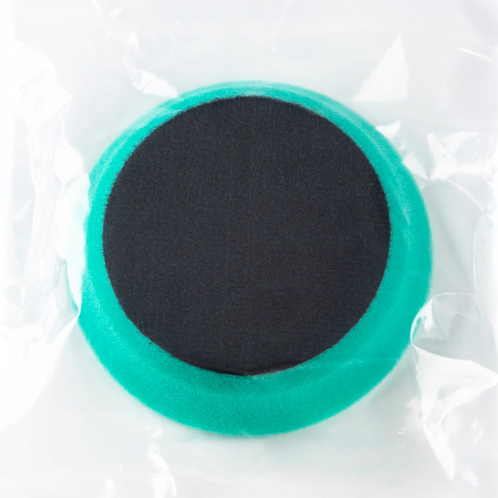 Glosswork Foam Pad Ex-Cut Экстра-твердый полировальный круг 75 мм, зеленый - 2