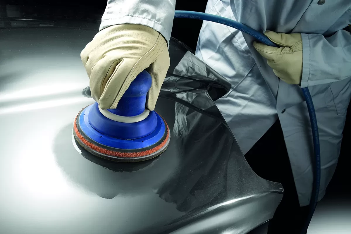 sia Abrasives Siaair velvet - абразивный круг, 150мм, P1500 - 4