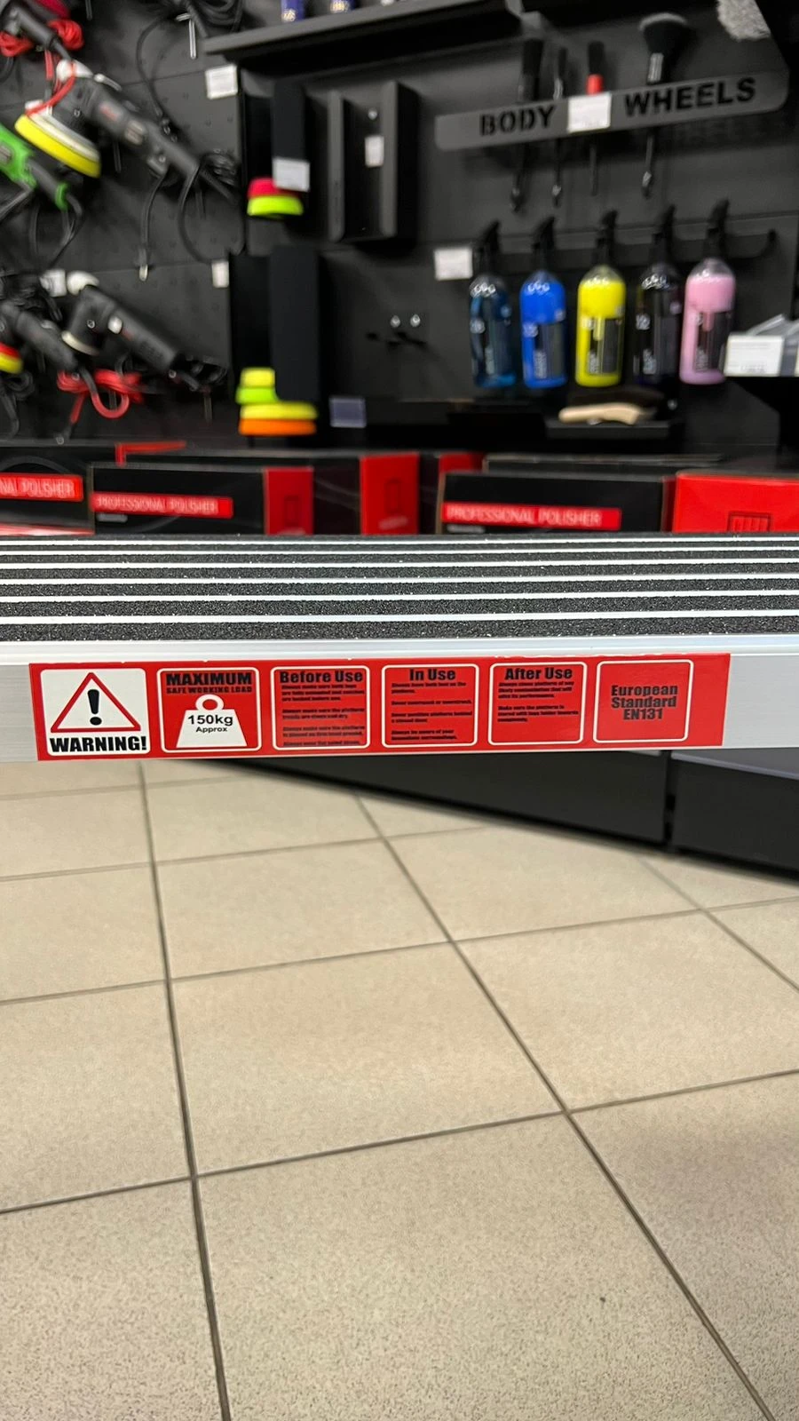 Glosswork Glosswork Step Platform рабочая платформа с антискользящим покрытием, 50см*96см. - 2