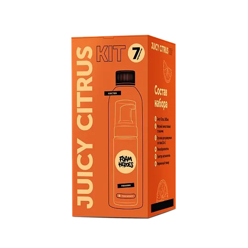 Foam Heroes Juicy Citrus Kit - органический очиститель экстерьера и интерьера c аксессуарами (набор), 500 мл - 2