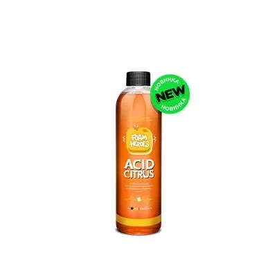 Foam Heroes Acid Citrus кислотный шампунь для ручной мойки автомобиля, 500мл - 1