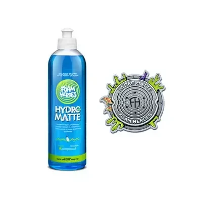 Foam Heroes Hydro Matte матовое чернение для автомобильных шин c SiO2, 500мл - 2
