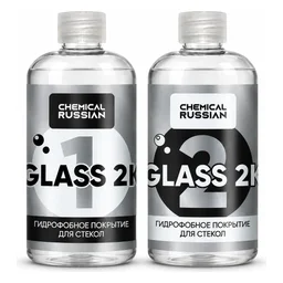Chemical Russian Glass 2K - двух компонентное покрытие для стекол, 500 мл + 500 мл