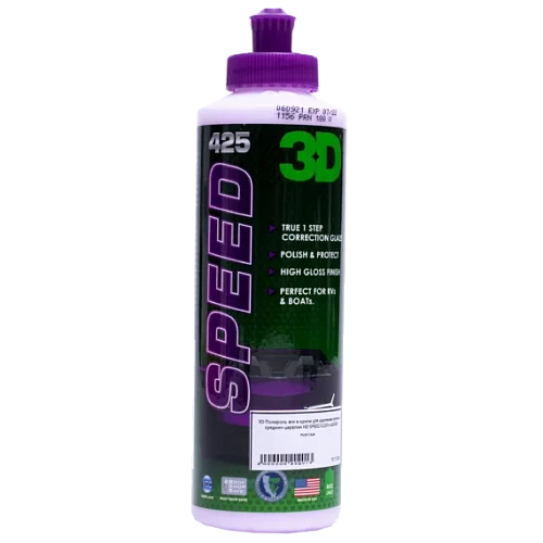 3D Car Care Универсальная полировальная паста с воском 425 SPEED, 0.24 мл - 1