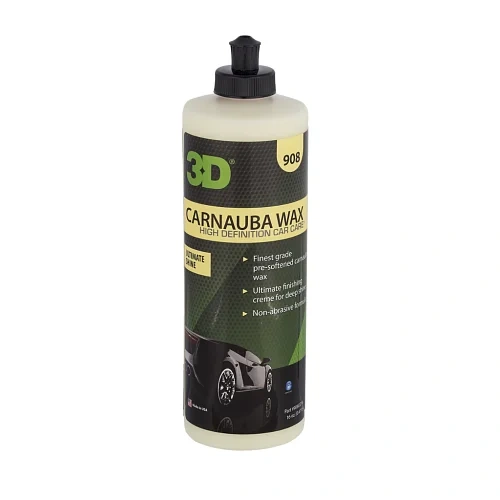 3D Car Care Carnauba Wax - Карнаубский воск жидкий, 473 мл - 1