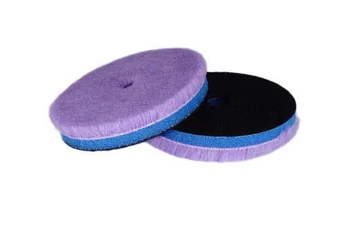 A302 130мм - Полировальник шерстяной на поролоне PURPLE WOOL PAD A302 - 1