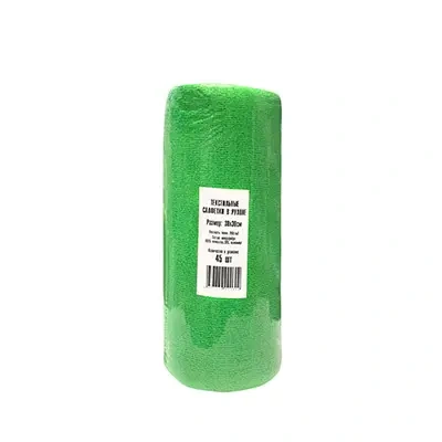 3D Car Care Microfiber Отрывные салфетки из микрофибры в рулоне 45шт, зеленый, размер 30х30см., 3DM45, 3D - 1
