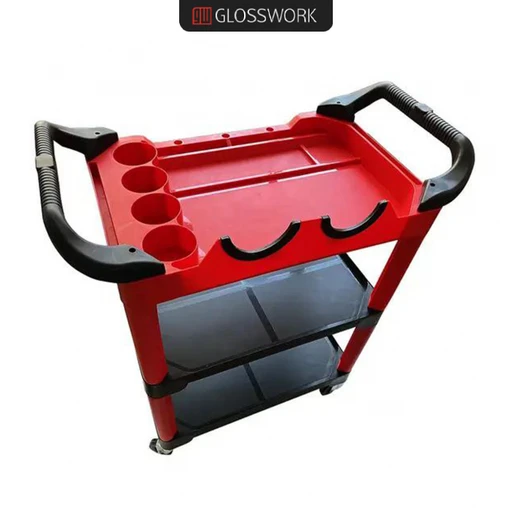 Glosswork Garage Cart Red Тележка для гаража на колесиках - 1
