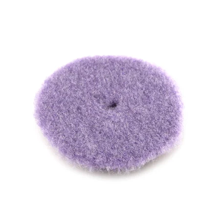 Shine Systems Lila Wool Pad - полировальный круг из лилового меха, 75 мм - 1