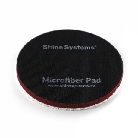Shine Systems Microfiber Pad - полировальный круг из микрофибры, 155 мм - 1