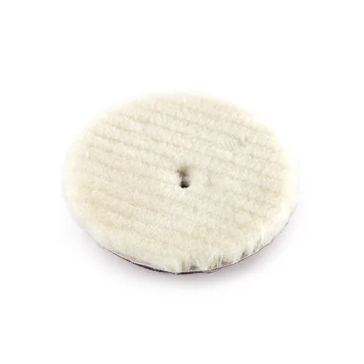 Shine Systems Stripy Wool Pad - полировальный круг из стриженого меха, 75 мм - 1