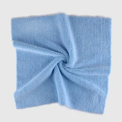Shine Systems Edgeless Towel Blue – универсальная микрофибра без оверлока 40*40см, 400гр/м2, голубая - 1