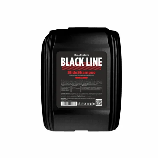 Shine Systems Black Line SlideShampoo Cola - шампунь для ручной мойки автомобиля, 5 л - 1