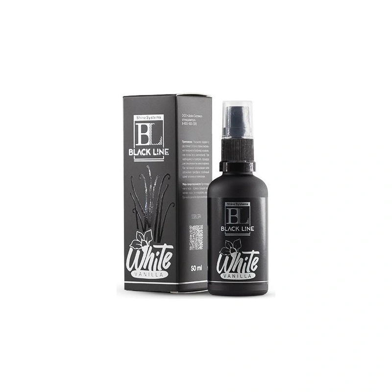 Shine Systems Black Line White Vanilla - ароматизатор для авто и дома, 50 мл - 1