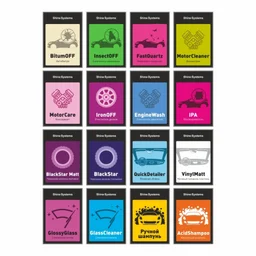 Shine Systems StickerPack - набор наклеек на бутылки 16 шт, 7, 5*10, 5 см