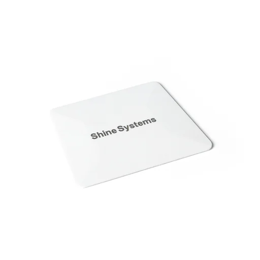 Shine Systems Ракель-трапеция жесткий 11х8см, белый - 1