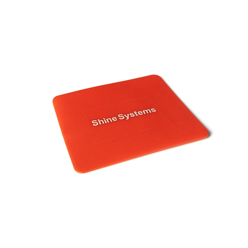 Shine Systems Ракель-трапеция мягкий 11х8см, красный - 1