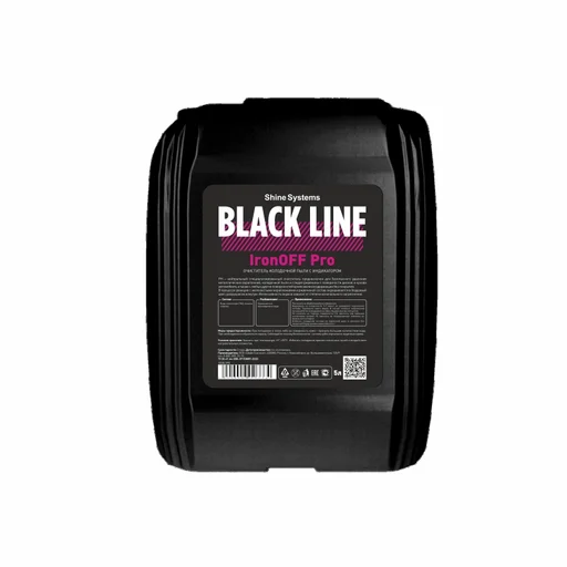 Shine Systems Black Line IronOFF Pro - нейтральный очиститель дисков с индикатором, 5 л - 1