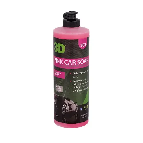 3D Car Care Ручной автошампунь Pink Car Soap, 0.47 л - 1