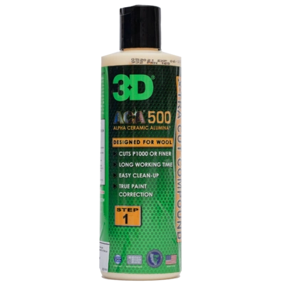 3D Car Care Абразивная полировальная паста ACA 500 X-TRA Cut Compound, 0.24 л - 1