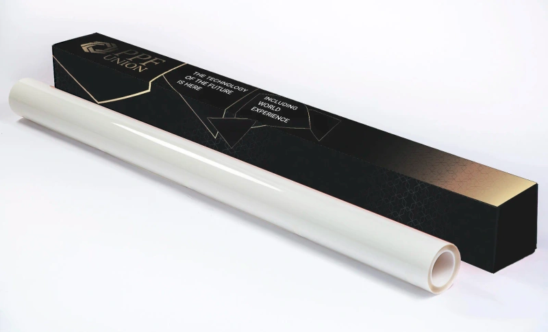 PPF Union Полиуретановая пленка Black Glossy 190мкр, черная, 1.52х15 м - 1