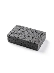 Shine Systems Black Sponge - чёрная крупноячеистая губка для мойки кузова автомобиля 20*12*6см