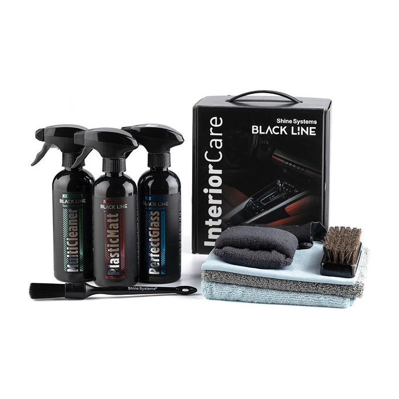 Shine Systems Black Line InteriorCare Kit- набор для ухода за интерьером - 1