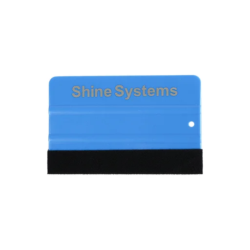 Shine Systems Ракель синий жесткий с фетровой накладкой 12, 6х8см - 1