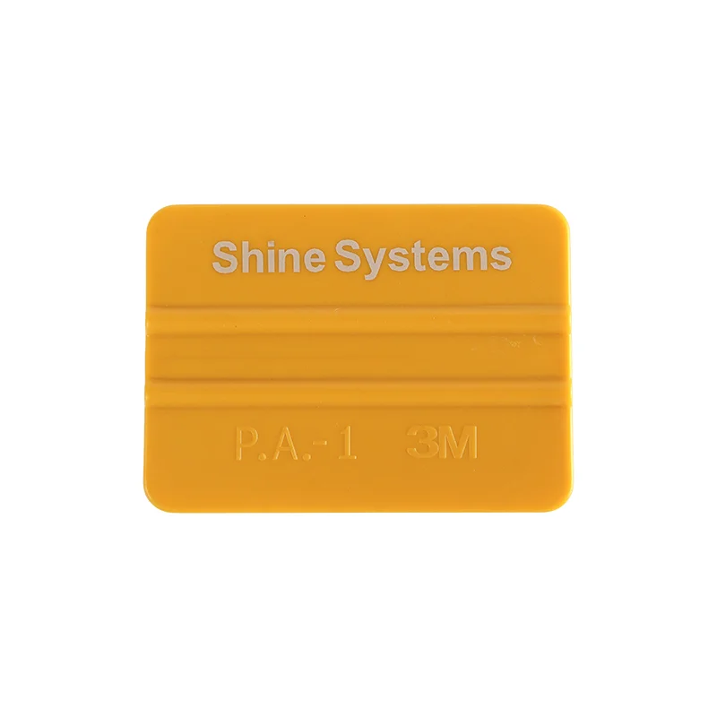 Shine Systems Ракель универсальный 10х7,2см, желтый (3М) - 1