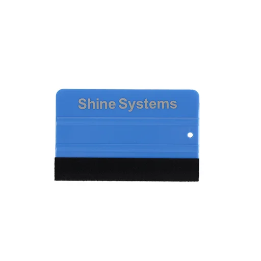 Shine Systems Ракель синий мягкий с фетровой накладкой 12, 6х8см - 1