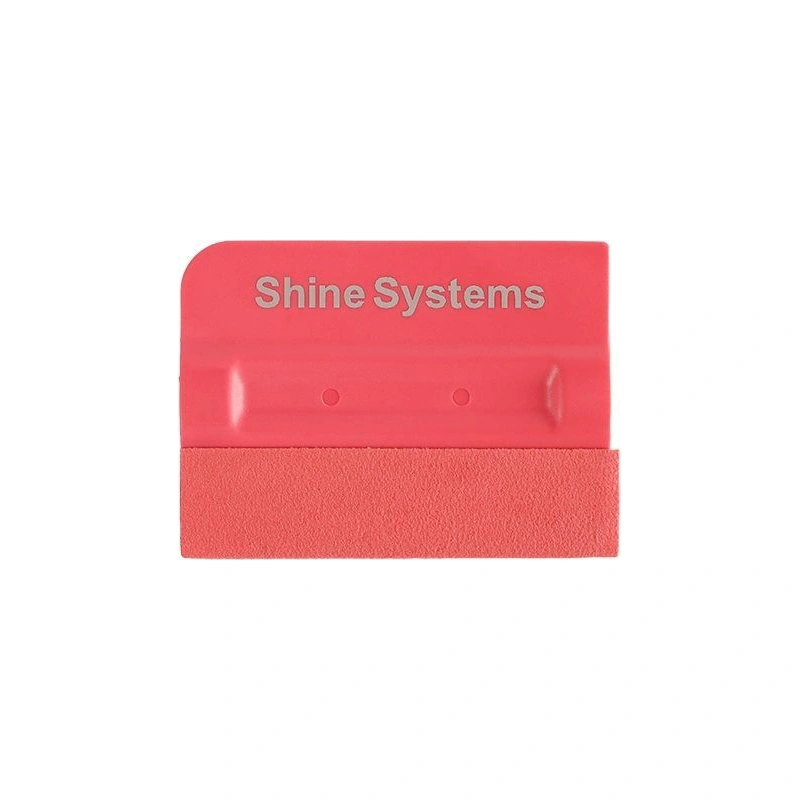 Shine Systems Ракель Pro-Tint Bondo магнитный с оранжевой замшей 10*7,2см - 1