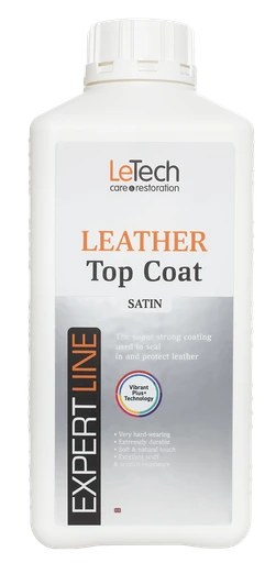LeTech Сатиновый лак для кожи Leather Top Coat Satin, 1 л - 1