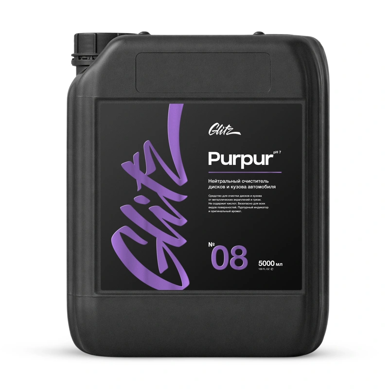 Glitz 08 Purpur - Нейтральный очиститель дисков и кузова, 5 л - 1