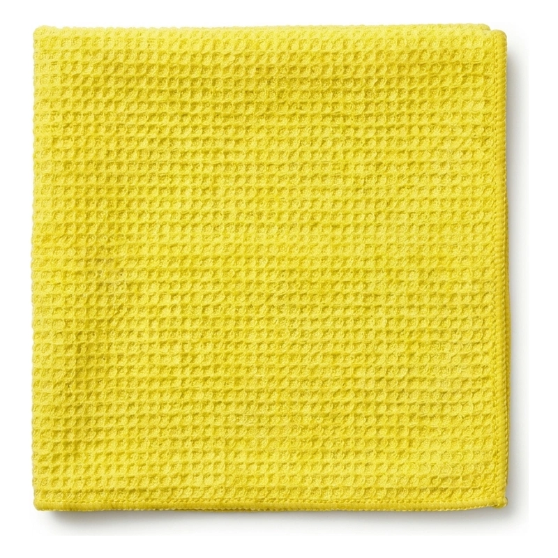 Poly Towel Waffle - Салфетка из микрофибры вафельная, жёлтая, 40х40 см - 1
