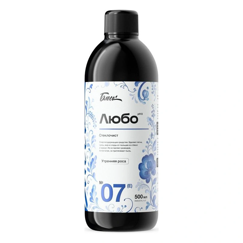 Glitz 07 (E) Pure (Любо) - Очиститель стёкол и зеркал, 500 мл - 1