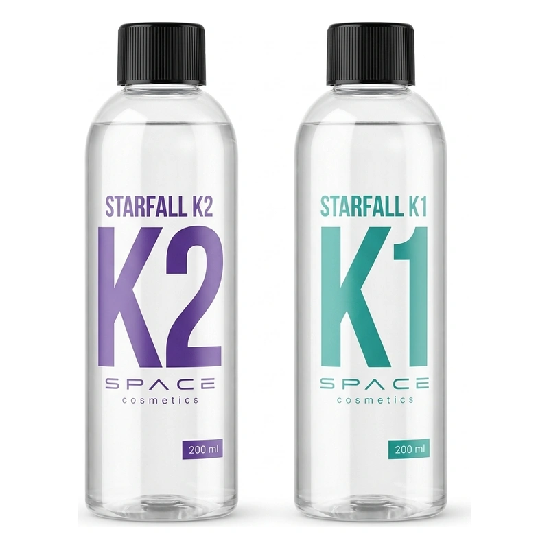 Space Cosmetics Starfall Kit К1+К2 - нанопокрытие для стекол, 200+200мл (без аксессуаров) - 1