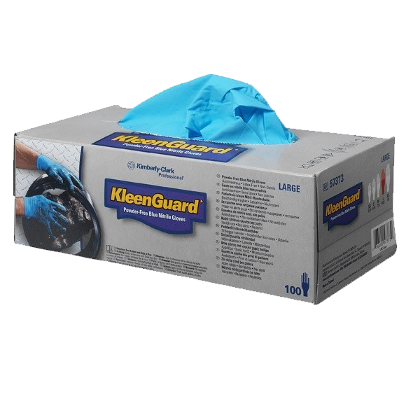 Защитные нитриловые перчатки Kimberly Clark Kleenguard Blue Nitrile G10 57373 размер L 50пар