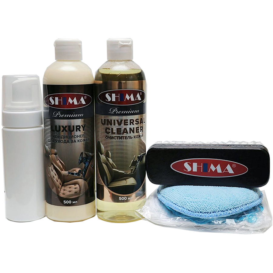 Набор для ухода за кожаными изделиями Premium Profi, Shima