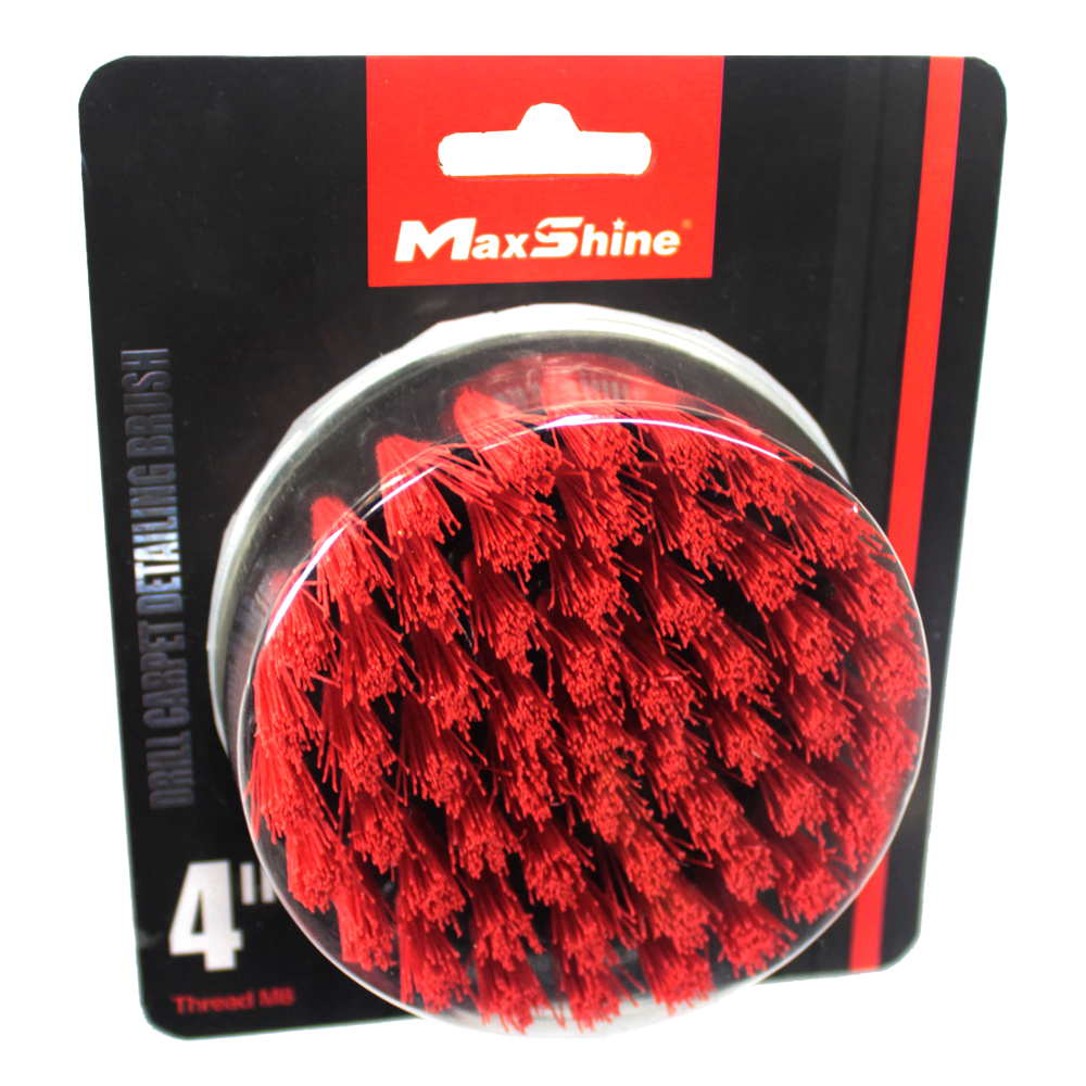 Щетка - насадка для химчистки на шуруповерт, 10 см, 7011010, MaxShine