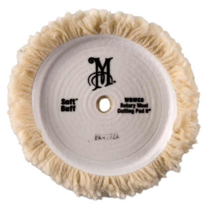 Шерстяной круг полировальный Meguiars Soft Buff Rotary Wool Pad WRWC8 203 мм