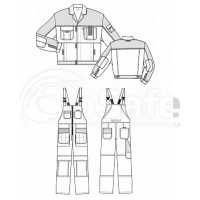 Проф. одежда для мойщиков авто КОМБИНЕЗОН размер XL, 58789-XL, Koch Chemie