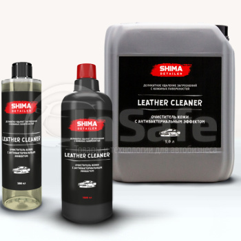 Очиститель кожи с антибактериальный SHIMA DETAILER LEATHER CLEANER, 1 л 4603740922050