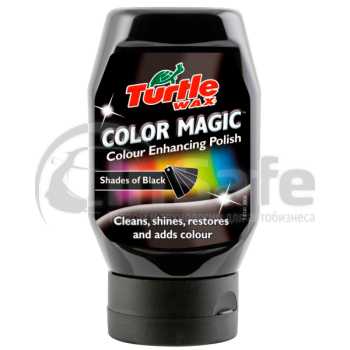 Защитная полировальная паста черная Turtle Wax Color Magic Black FG6485 300 мл