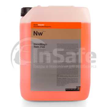 Состав для защиты и блеска ЛКП NanoMagic TWIN WAX Hightec Nano-Hochglanz-Konservierer, 10л, 220010, 