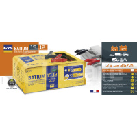 Автоматическое зарядное устройство для автомобилей Chargeur BATIUM 15.12, GYS 024519