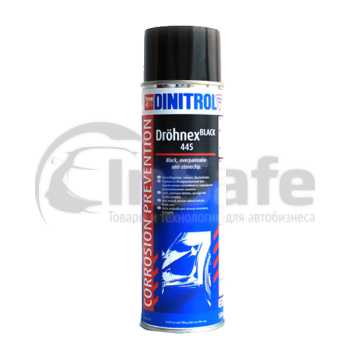 Антигравий Dinitrol 445 11045 в баллончиках черный окрашиваемый 0,5 л