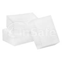 Губка белая для ухода за салоном, интерьера, 120х100х50 мм, Poly