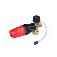 Пенокомплект инжектор без бутылки для моек высокого давления АВД, красный - 1 шт. Au-4102/1