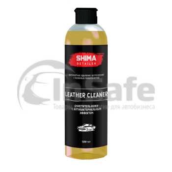 Очиститель кожи с антибактериальным эффектом SHIMA DETAILER LEATHER CLEANER, 500 мл, Shima